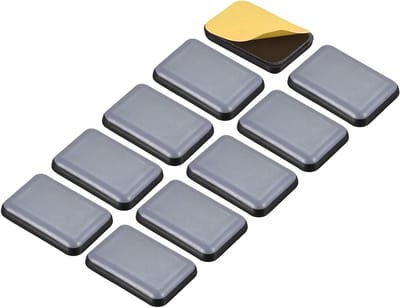 Meubelschuifregelaars - Vloerbeschermers pads - Meubels Verplaatsen - Zelfklevend Antislip - 35 x 25 mm - Grijs