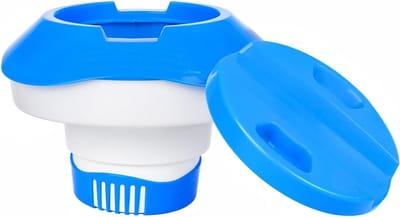 Drijvende Chloor Dispenser voor Chloortabletten, Ideaal voor Zwembaden en Spa's, Eenvoudig in Gebruik en Verstelbaar