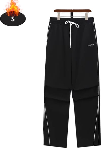 Livano Trainingsbroek Heren - Sportbroek - Trainingsbroek Lang - Trainingspak - Sportkleding - Zwart - S