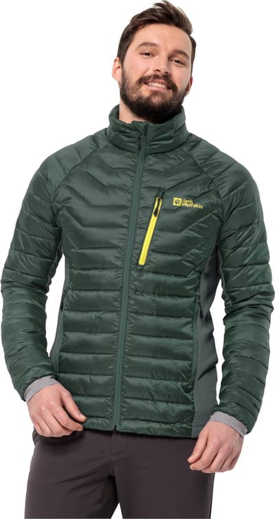Jack Wolfskin Routeburn Pro Ins Jacket 1206862-T0138, Mannen, Groen, Jasje, maat: L