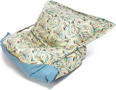 Zitzak Volwassenen - Vloerkussen Comfortabel - Buiten Ontspannen - Hoge Rugleuning - 135x135x170 cm - Kleurrijk