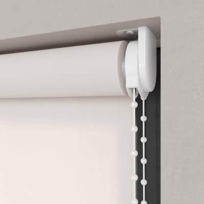 Dutchblinds Rolgordijn - lichtdoorlatend - Sneeuw Wit - 50x190cm - Raamdecoratie op maat