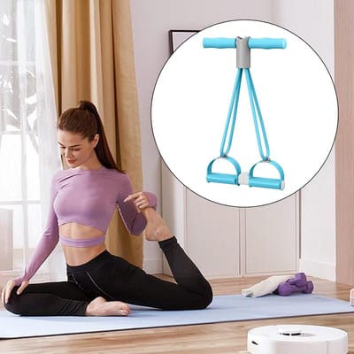 Pedaal Enkel Trainer - Oefenbanden Set - Lichaam Trainen - Niet-slip Ontwerp - 26 x 24 x 7 cm - Blauw