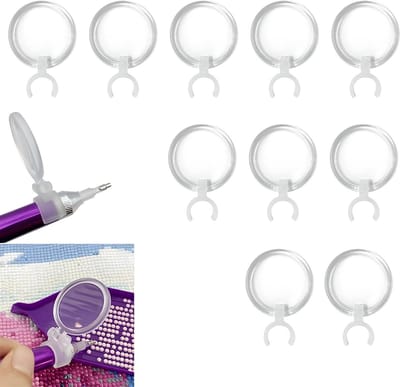 Loepgereedschap Diamantschilderen - Punteerhulp Vergrootglas - Nauwkeurig Knutselen - Set van 10 stuks - 143 x 118 x 24 cm