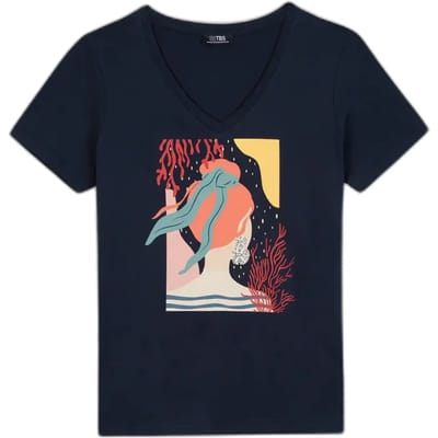 T-shirt dames TBS Sabba