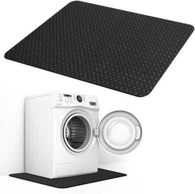 Anti-vibratie mat voor wasmachine, 60 x 60 cm, waterdicht, antislip en vloerbescherming, ideaal voor stabiliteit en geluidsreductie