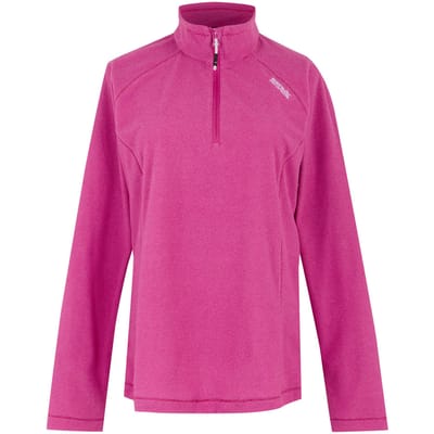 Regatta - Geweldige Outdoor Dames Montes Half Zip Fleece Top (Frambozenroos)