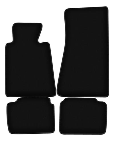 BASIC zwarte veloursmatten voor: BMW 5 E34 sedan, stationwagen, Touring (1988-1994)