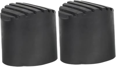 Ladder Voetbeschermers - Antislip Pads - Vloer Beschermen - Verhoogt Stabiliteit - 9.5 x 9 x 6 cm - Zwart
