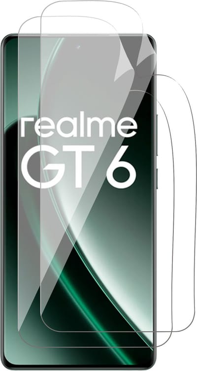 Screenprotector geschikt voor Realme GT 6 - 2x FlexGuard Screen Protector