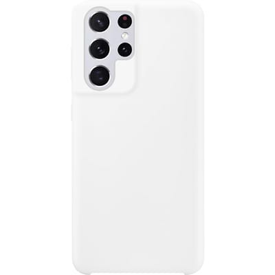 Samsung Galaxy S21 Ultra Siliconen Back Cover - Wit
