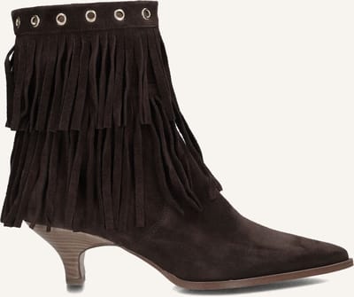 LINA LOCCHI Az52 Enkellaarsjes - Enkelboots met rits - Dames - Bruin - Maat 38