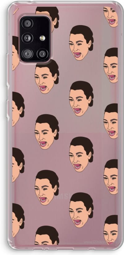 Case Company® - Hoesje geschikt voor Samsung Galaxy A51 5G hoesje - Ugly Cry Call - Soft Cover Telefoonhoesje - Bescherming aan alle Kanten en Schermrand