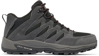 Columbia REDMOND™ IV MID WATERPROOF Heren Wandelschoenen - Black, Mountain Red