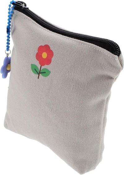 Maandverband opbergzakje - Portemonnee - Hygiënisch opbergen - Compact en draagbaar - 14 x 14 cm - Zoals afgebeeld