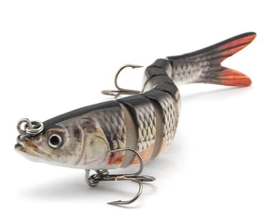 Dailygoody - Bionic Fishing Lure - Imitatie Fishing Lure - Multi-Jointed Hard Bait - 27 g - Geschikt voor zoet en zout water - Vissen met succes - 142