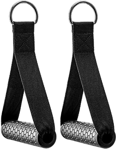 Dailygoody - Oefening Weerstandsbanden Handvat - Kabel Machine Bevestiging - Premium Kwaliteit - Siliconen Grip - Fitness Handgrepen - Geschikt voor T...