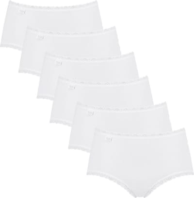 sloggi Dames midi slip 6 pack 24/7 Cotton Lace