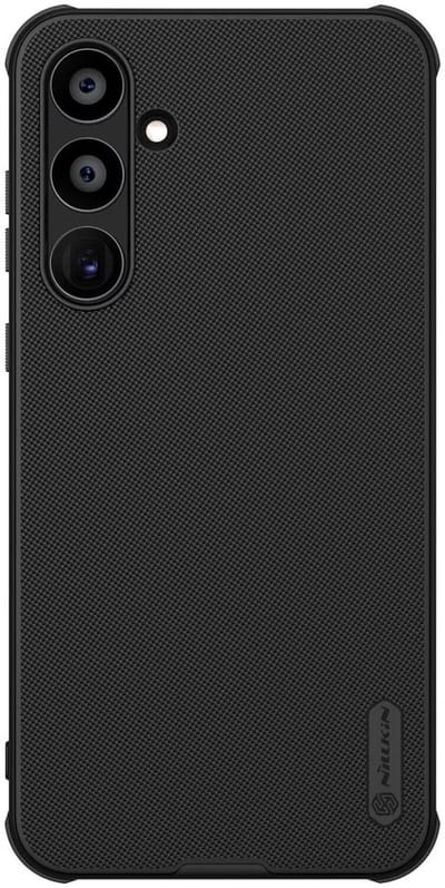 Nillkin Super Frosted Shield Hoesje Geschikt voor Samsung A55 Back Cover Zwart