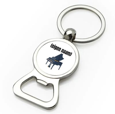 Akyol - piano met eigen naam flesopener - Piano - muziek liefhebbers - iemand die houdt van piano spelen - verjaardag - cadeau - kado - 9 bij 3 cm