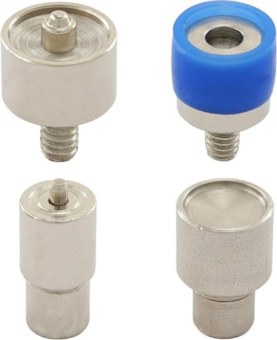 Drukknop Gereedschap - Persgereedschap S-veer - Drukknopen Bevestigen - Voor S-veer sluitingen - 10 mm - Wit