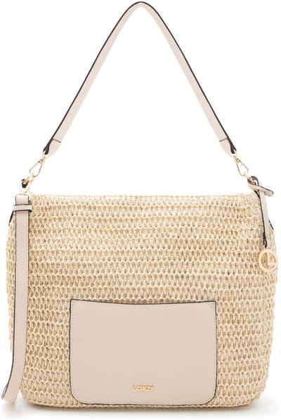 L.CREDI schoudertas Ramina Hobo Bag White Sand beige