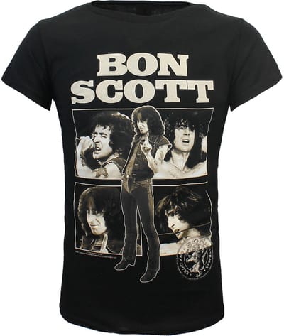 Bon Scott Photo Collage T-Shirt - Officiële Merchandise - S