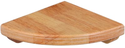 WiseGoods Premium Eiken Hoekplank - Zwevend 14.5CM Plank - Voor Badkamer / Keuken / Slaapkamer / Woonkamer - Met Schroeven