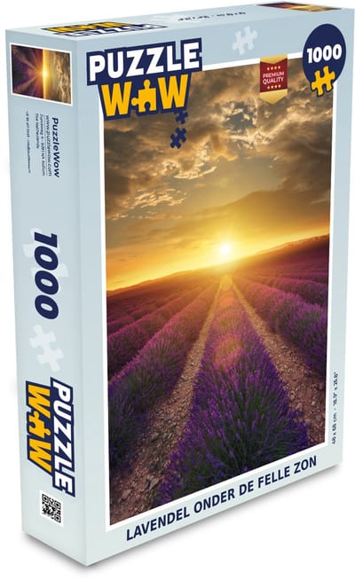 Puzzel Frankrijk - Lavendel - Zon - Legpuzzel - Puzzel 1000 stukjes volwassenen