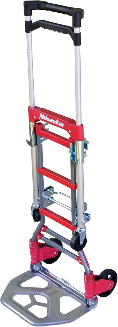 Opvouwbare steekwagen 2-in-1 voor zware lasten tot 136 kg - Inklapbaar transportkarretje