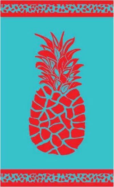 Strandlaken Ananas Ocean - 100% Katoen