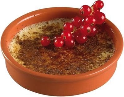 Cosy & Trendy Crème brûlée Schaaltje - Terracotta - Ø12 cm - 4 stuks