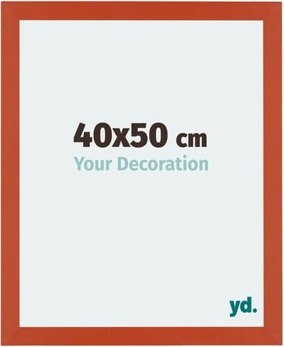 Your Decoration - Fotolijst 40x50 cm - MDF - Oranje - Mura