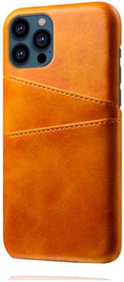 Casecentive - Leren Wallet case - iPhone 14 - tan