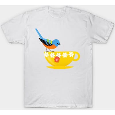 T-shirt Femme Mettez la Bouilloire sur l'Impression Harajuku Kawaii T-shirt d'Été à Manches Courtes Haut Tee Féminin 4XL blanc