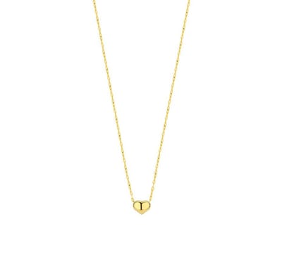 9 krt. 9K Collier hartje 1 8000119