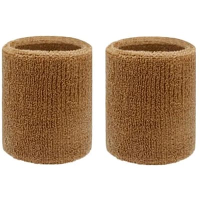 Aolikes Bandeaux de Sport en Coton Absorbants pour Tennis Basketball Course à Pied Musculation café