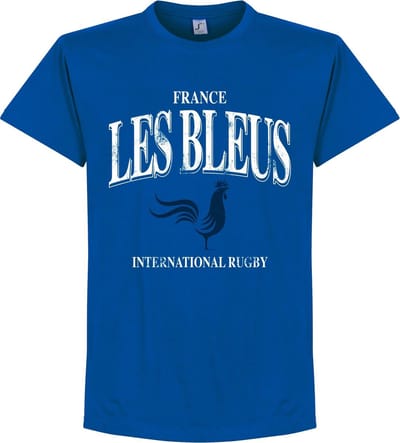 Frankrijk Les Bleus Rugby T-Shirt - Blauw - XXL
