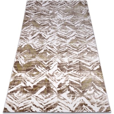 Kleden Rugsx Tapijt ACRYL DIZAYN 121 beige / groen 160x230 cm