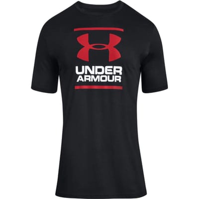 Under Armour UA GL FOUNDATION UPDATE SS-BLK Heren Sportshirt - Zwart - Rood - Wit