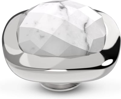 Melano Vivid Lined Steentje Howlite Zilver