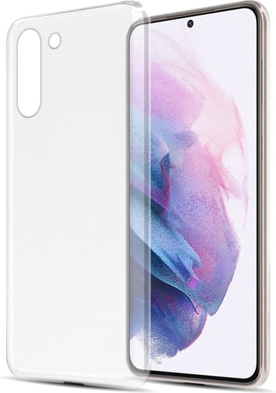 Cadorabo Hoesje geschikt voor Samsung Galaxy S22 PLUS in VOLLEDIG TRANSPARANT - Beschermhoes gemaakt van flexibel TPU Silicone Case Cover