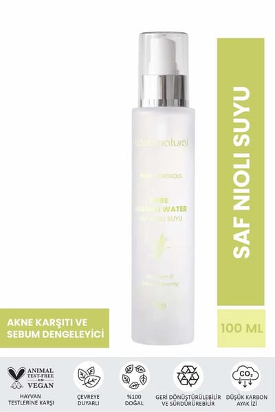 Bade Natural Niaouli Water (Nioli) – 100% Natuurlijk & Puur – Talg Balancerende Gezichtstonic voor Onzuivere Huid – 100 ml