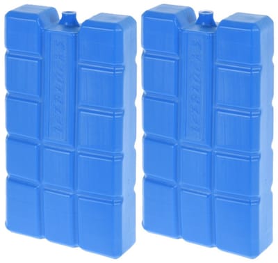 2x Blauwe koelelementen 750 gram - Koelelementen - Koelblokken