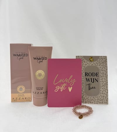 Valentijn •Cadeaupakket Dames• Rode Wijn Thee Azzaro - Cadeau voor Vrouwen - Perfect Gifts