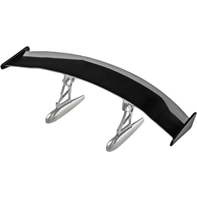 Mini Achterklep met Koolstofvezel Look - Zonder Boren, Gepolijst ABS Buitenaccessoire voor Auto's & Motoren zwart