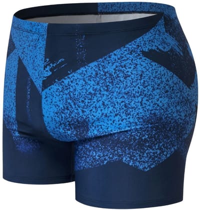 Zwemboxer Aqua Strike Blauw - Maat M - Zwemboxer Heren Blauw - Swimwearclub