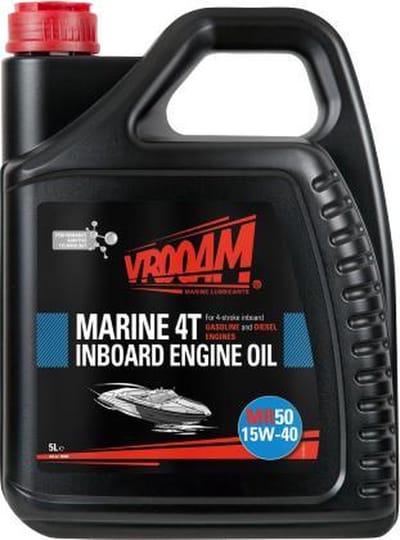 VROOAM MR50 Marine 4 Takt Inboard Motorolie - 5 liter fles - SAE 15W-40