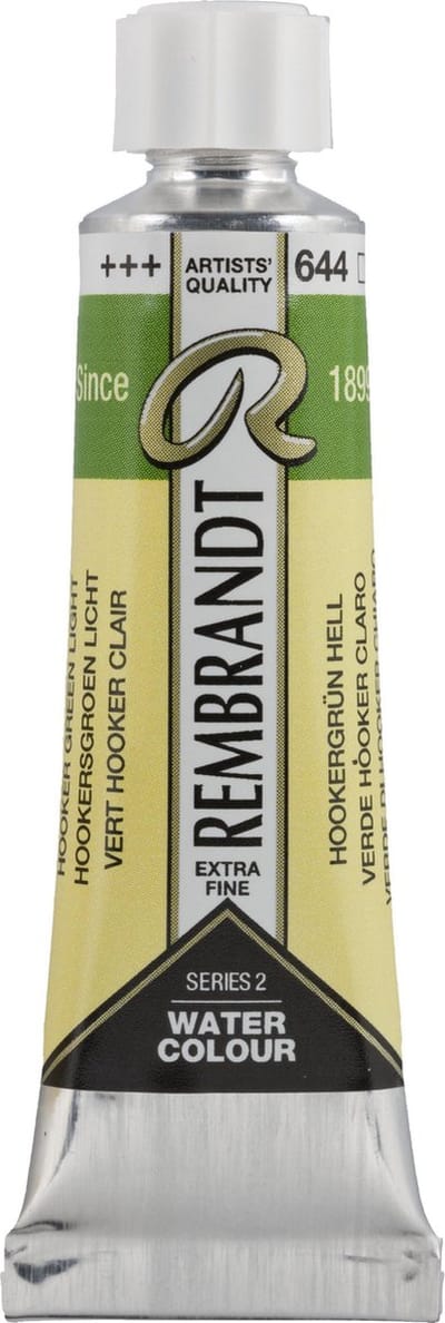 Rembrandt Aquarelverf Tube 10 ml Hookersgroen Licht 644