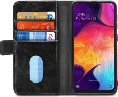 Mobilize Elite Gelly Wallet Samsung Galaxy A50 Hoesje Book Case Zwart